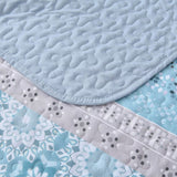 NNEDSZ Peaceful Quilted coverlet and pillowcovers set: Relax and Unwind - Queen size