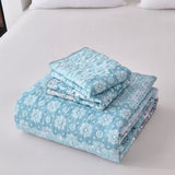 NNEDSZ Peaceful Quilted coverlet and pillowcovers set: Relax and Unwind - Queen size
