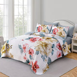 NNEDSZ Vibrant Quilted Bedspread and Pillowcases Set: Add Color and Comfort to Your Space - Queen size