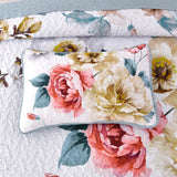 NNEDSZ Vibrant Quilted Bedspread and Pillowcases Set: Add Color and Comfort to Your Space - Queen size