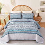 NNEDSZ Cozy Quilted Coverlet and Pillowcases Set: A Hug for Your Bed - Queen size