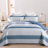 NNEDSZ Dazzling Quilted bedspread and pillowcovers set: Add Sparkle to Your Space - Queen size