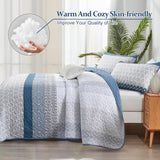 NNEDSZ Dazzling Quilted bedspread and pillowcovers set: Add Sparkle to Your Space - Queen size