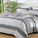 NNEDSZ Bespoke Quilted Bedspread and Pillowcases Set: Tailored Luxury for Your Home - Queen size