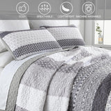 NNEDSZ Bespoke Quilted Bedspread and Pillowcases Set: Tailored Luxury for Your Home - Queen size