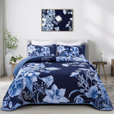 NNEDSZ Vibrant Quilted coverlet and pillowcovers set: Eye Catching Design - Queen size