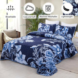 NNEDSZ Vibrant Quilted coverlet and pillowcovers set: Eye Catching Design - Queen size