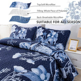 NNEDSZ Vibrant Quilted coverlet and pillowcovers set: Eye Catching Design - Queen size