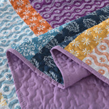 NNEDSZ Quirky Quilted coverlet and pillowcovers set: Add Personality to Your Space - Queen size