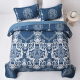 NNEDSZ Alluring Quilted bedspread and pillowcovers set: Luxurious Bedroom Addition - Queen size