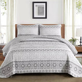 NNEDSZ Striking Quilted coverlet and pillowcovers set: Make a Bold Impact - Queen size