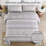 NNEDSZ Striking Quilted coverlet and pillowcovers set: Make a Bold Impact - Queen size