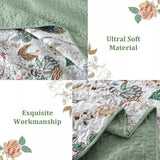 NNEDSZ Understated Quilted coverlet and pillowcovers set: Subtle Elegance - Queen size