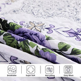 NNEDSZ Kaleidoscopic Quilted coverlet and pillowcovers set: Burst of Colors - Queen size