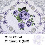NNEDSZ Kaleidoscopic Quilted coverlet and pillowcovers set: Burst of Colors - Queen size