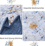 NNEDSZ Quietude Quilted coverlet and pillowcovers set: Perfect for Relaxation - Queen size