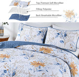 NNEDSZ Quietude Quilted coverlet and pillowcovers set: Perfect for Relaxation - Queen size