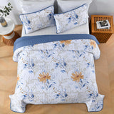 NNEDSZ Quietude Quilted coverlet and pillowcovers set: Perfect for Relaxation - Queen size