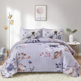 NNEDSZ Beautiful Quilted coverlet and pillowcovers set: Comfortable and Versatile - Queen size