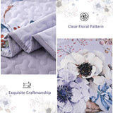 NNEDSZ Beautiful Quilted coverlet and pillowcovers set: Comfortable and Versatile - Queen size