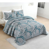 NNEDSZ Vintage Quilted bedspread and pillowcovers set: Nostalgic Appeal - Queen size