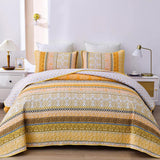 NNEDSZ Classic Paisley Bloom Lightweight 3 Pc Bedspread & Pillow Cover Set