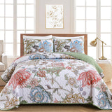 NNEDSZ Warm and Inviting Quilted Bedspread and Pillowcases Set: Designed for Relaxation - Queen size