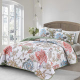 NNEDSZ Warm and Inviting Quilted Bedspread and Pillowcases Set: Designed for Relaxation - Queen size