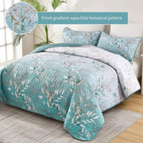 NNEDSZ Radiating Quilted bedspread and pillowcovers set: Shine in Your Bedroom - Queen size