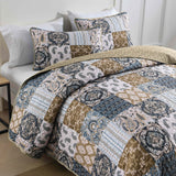 NNEDSZ Retro Charm Queen Bedspread Set with Bold Checkered Design