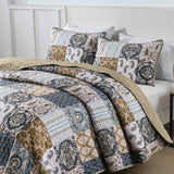 NNEDSZ Retro Charm Queen Bedspread Set with Bold Checkered Design