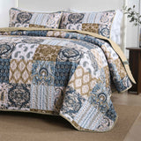 NNEDSZ Retro Charm Queen Bedspread Set with Bold Checkered Design