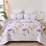 NNEDSZ Knit Quilted coverlet and pillowcovers set: Cozy and Textured - Queen size