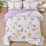NNEDSZ Knit Quilted coverlet and pillowcovers set: Cozy and Textured - Queen size