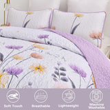 NNEDSZ Knit Quilted coverlet and pillowcovers set: Cozy and Textured - Queen size