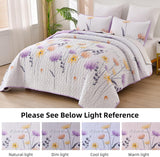 NNEDSZ Knit Quilted coverlet and pillowcovers set: Cozy and Textured - Queen size