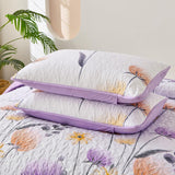 NNEDSZ Knit Quilted coverlet and pillowcovers set: Cozy and Textured - Queen size