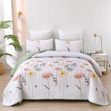 NNEDSZ Intricate Quilted Coverlet and Pillowcases Set: A Work of Art for Your Bedroom - Queen size