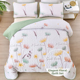 NNEDSZ Intricate Quilted Coverlet and Pillowcases Set: A Work of Art for Your Bedroom - Queen size