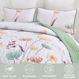 NNEDSZ Intricate Quilted Coverlet and Pillowcases Set: A Work of Art for Your Bedroom - Queen size