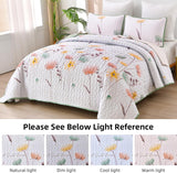 NNEDSZ Intricate Quilted Coverlet and Pillowcases Set: A Work of Art for Your Bedroom - Queen size