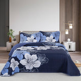 NNEDSZ Lavish Quilted Coverlet and Pillowcases Set: Luxurious Comfort for Your Bed - Queen size