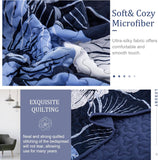 NNEDSZ Lavish Quilted Coverlet and Pillowcases Set: Luxurious Comfort for Your Bed - Queen size