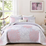 NNEDSZ Mosaic Quilted coverlet and pillowcovers set: Unique Patchwork Design - Queen size