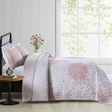 NNEDSZ Mosaic Quilted coverlet and pillowcovers set: Unique Patchwork Design - Queen size