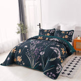 NNEDSZ Abstract Quilted coverlet and pillowcovers set: Unique and Artistic - Queen size