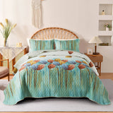 NNEDSZ Majestic Quilted bedspread and pillowcovers set: Enhance Your Sleep Experience - Queen size