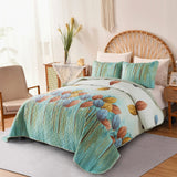 NNEDSZ Majestic Quilted bedspread and pillowcovers set: Enhance Your Sleep Experience - Queen size