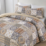 NNEDSZ Quietude Quilted coverlet and pillowcovers set: Perfect for Relaxation - Queen size