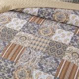 NNEDSZ Quietude Quilted coverlet and pillowcovers set: Perfect for Relaxation - Queen size